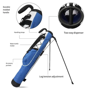Bolsa de Transporte para Lápices de <span class=keywords><strong>Golf</strong></span> Plegable de Nailon Impermeable, Bolsa de Mano Portátil para Palos de <span class=keywords><strong>Golf</strong></span> para Deportes de <span class=keywords><strong>Golf</strong></span> - Product Image 2