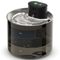 Distributeur d'eau intelligent pour animaux de compagnie, en acier inoxydable, élégant, étanche, à circulation automatique, pour chats et chiens, multi-prises