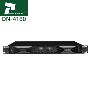 Amplificatore di Potenza Professionale Paulkitson DN4180 Classe D 4x1800W per Palco, 4 Ohm, in Metallo, per Altoparlanti e Apparecchiature Audio - Product Image 3