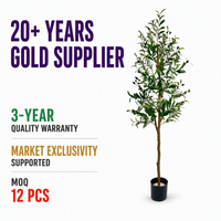 Arbre d'olivier artificiel, plante en pot artificielle, feuillage naturel, décoration intérieure pour la maison, le bureau, l'hôtel, vente en gros, fourniture pour projets personnalisés