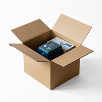 Boîte d'emballage rigide en carton ondulé personnalisée avec gaufrage et impression de logo pour la promotion des supermarchés et des épiceries