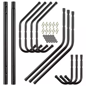 <span class=keywords><strong>Perchero</strong></span> de pie metálico con 9-12 ganchos para ropa, ideal para sala de estar o entrada - Product Image 4