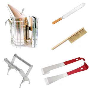 New Type Imkerei-Kit Grundlegende Imkerei-Bienenstock-Werkzeuge Multifunktions-Bienenstock-Kit Bee Smoker Frame Grip