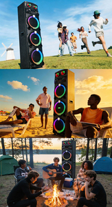 Altavoces Profesionales <span class=keywords><strong>para</strong></span> DJ DP-3127 GD-3127 de Alta Fidelidad con Subwoofer Triple de 12 Pulgadas y Luces LED <span class=keywords><strong>para</strong></span> Escenarios y Fiestas - Product Image 6
