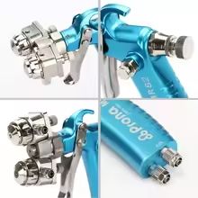 <span class=keywords><strong>Prona</strong></span> MRS2-2R 1.3mm Double Buse Chrome Pistolet Double Tête Air Revêtement Pistolet, HVLP Haute Pression Nano Chrome Peinture Pistolet - Product Image 4