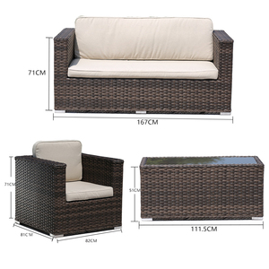 Ensemble <span class=keywords><strong>de</strong></span> canapé en rotin extérieur meubles <span class=keywords><strong>de</strong></span> <span class=keywords><strong>jardin</strong></span> <span class=keywords><strong>salon</strong></span> <span class=keywords><strong>de</strong></span> patio <span class=keywords><strong>balcon</strong></span> moderne ensembles <span class=keywords><strong>de</strong></span> canapé <span class=keywords><strong>de</strong></span> patio en osier 5 pl - Product Image 6
