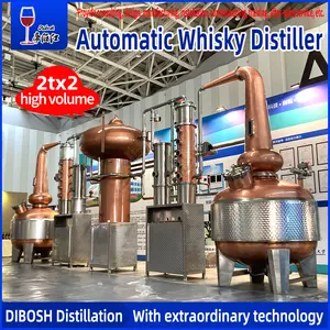 Vollautomatisches Destillationsgerät handgefertigte Kupferdestillationsmaschine Whiskey Gin Brandy Destillationsmaschine