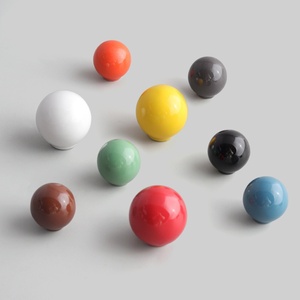 Single-Hole Pull Handle Hand Grip Small Colorful Ceramic Cabinet <b>Door</b> Dresser Wardrobe Drawer Kitchen Modern Design Easy - Product Image 3