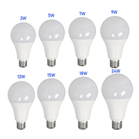 Ampoule LED Skd haute qualité prix usine 3w 5w 7w 9w 12w 15w 18w 25w E27 B22 économie d'énergie pas cher ampoule LED