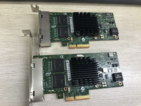 Offre Spéciale I350-T4 Original nouveau AOC-SGP-I4 Quad Port Inter PCIe x4 carte réseau NIC I350-T4 carte adaptateur de serveur Ethernet 4 ports
