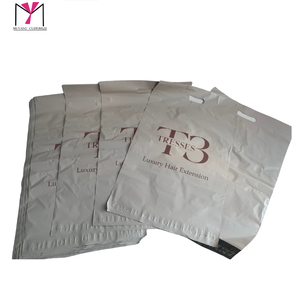 Sac d'expédition en papier kraft TRESSES pour extensions de cheveux de luxe avec poignée, emballage protecteur, impression offset - Product Image 2
