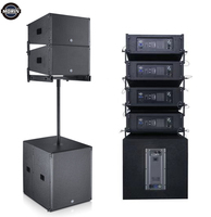 Sistema de Sonido Line Array MORIN TW-10 para Exteriores, con Altavoces de 10 Pulgadas TW-10 y Subwoofer TW-18SUB