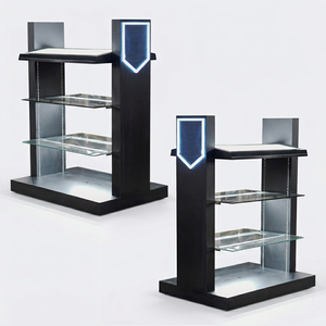 ADONG - Góndola de Exhibición de Doble Cara para Supermercado, de Madera, Metal y Vidrio, para Productos Ligeros |   Proveedor OEM de Vietnam A40 de Instalación Rápida - Product Image 1