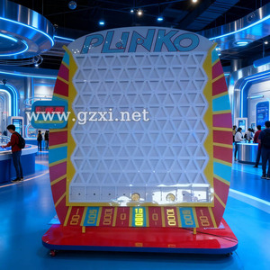 Máquina de Juego de Lotería Interactiva Personalizable de Carnaval con Luz LED, Tablero de <span class=keywords><strong>Plinko</strong></span>, Caja de Lotería, Accesorios Divertidos - Product Image 4