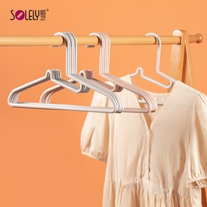 Shunyi Household Multi-Functional Drying Rack Simple No-Trace PP Plastic <strong>Hangers</strong> Adult Collar Protector Single for Home Bag - Product Image 3