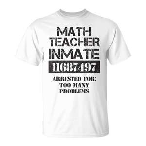 Camiseta para profesor de matemáticas, disfraz de Halloween, regalo divertido para profesores - Product Image 1