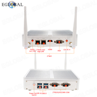 Sin ventilador de escritorio NUC 2955U i3 i5 i7 Mini PC COM LAN USB VGA HD WIFI Ethernet pequeña computadora Personal