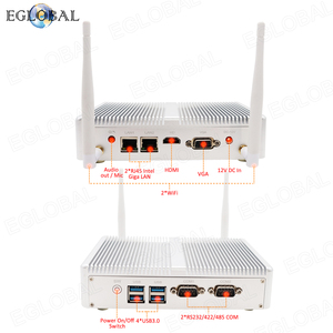 Không Quạt Máy Tính Để Bàn NUC 2955U I3 I5 I7 Mini PC COM LAN USB VGA HD WIFI Ethernet Nhỏ Máy Tính Cá Nhân - Product Image 3