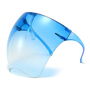 Wejump Desmontable completo Anti Niebla plástico transparente claro protector <span class=keywords><strong>de</strong></span> color teñido protectores faciales pantalla facial escudos gafas - Product Image 3
