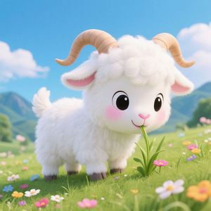 Juguetes de Peluche de Cabras Personalizados, Peluche de Cabra en Oferta, Precio Mini Accesible, Lindo Peluche de Cabra - Product Image 1