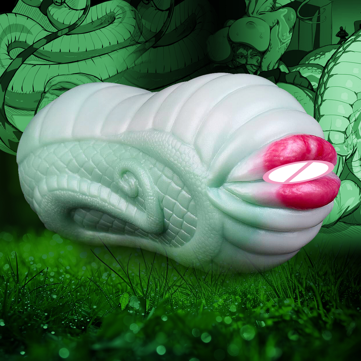 змея в вагине 