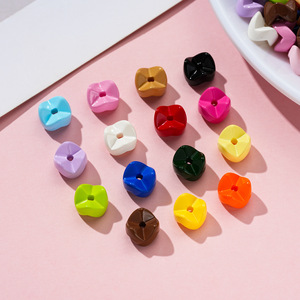 Cuentas sueltas de acrílico de colores, formas mixtas para hacer pulseras, venta al por mayor, 100 unidades, AC4822 - Product Image 3