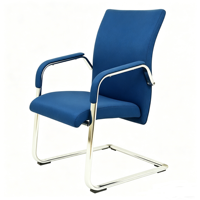 Chaise de bureau élégante et confortable avec dossier en maille fixe de qualité supérieure pour les zones de réception et de bureau
