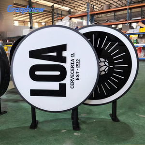 La publicidad al aire libre led iluminado de logotipo de caja de luz de letrero - Product Image 2