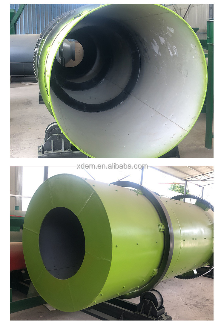 Drum XDEM Organic Fertilizer Granulator 7t/H 33kw 9200*2100*2800