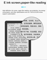 OEM ODM Logo Pembaca Ebook Portabel 6 Inci Dapat Menginstal Berbagai Aplikasi Membaca dengan Eink Wifi Format PDF Pembaca Buku Epaper