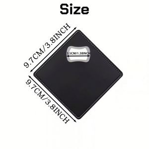 Décapsuleur de bouteille carré de luxe personnalisé en acier inoxydable avec nom gravé, durable et portable 2-en-1 pour bar - Product Image 5