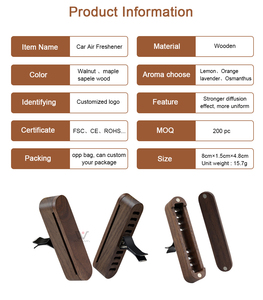 Parfums d'ambiance pour voiture inspirés des parfums de luxe, désodorisant puissant avec technologie d'élimination des odeurs, coffret cadeau avec tampons de recharge - Product Image 6