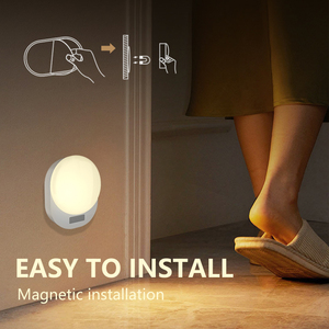 Hiện đại có thể sạc lại không dây cảm biến chuyển động dẫn ánh sáng ban đêm ABS tủ nhỏ cho phòng ngủ nhà bếp cảm ứng - Product Image 5