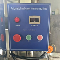 Machine de formage de nuggets de poulet de haute qualité, formes ronde, carrée et étoilée, 35 pièces par minute, machine à façonner les galettes de viande