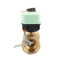 Vanne de régulation proportionnelle pour système CVC, conduites d'eau 50 mm DN50, vanne à boisseau sphérique électrique 3 voies 2 pouces OEM