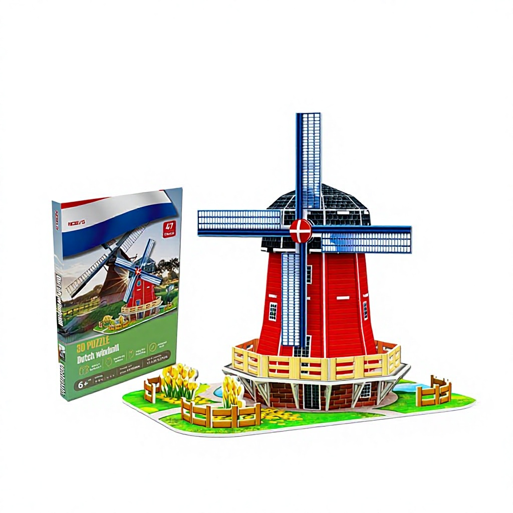 A0115 dutch windmill-english packaging