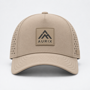 Casquettes de golf personnalisées respirantes, imperméables et ajustables pour l'extérieur, avec logo en patch PVC/caoutchouc, pour fabricants - Product Image 1