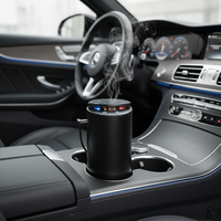 Diffuseur de parfum portable Carmate Luxury Refreshing Scent, alimenté par USB, pour voiture et maison, avec 32 parfums.