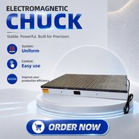 Mandrin électromagnétique LUCI avec PLC et moteur pour une force puissante dans les machines de fraisage du métal et de l'acier