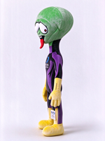 Peluche Alien Personnalisée pour Bébé, Mascotte de Bar de Jeux, Jouet en Peluche Alien avec Logo