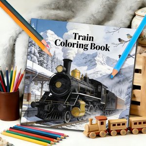 Cuaderno de Colorear Personalizado, MOQ Bajo, <span class=keywords><strong>Libro</strong></span> de Colorear con Diseño de Amigos Acogedores, Impresión de Libros de Colorear para Niños y Adultos, Material Escolar de Dibujo - Product Image 4