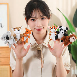 Marionetta da Dito Animale in Peluche Super Morbido di Alta Qualità con Imbottitura in Cotone PP per Giocattolo Educativo e Regalo per Bambini - Product Image 4