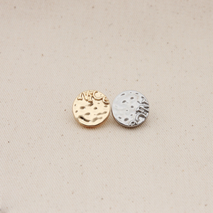 Cao cấp tùy chỉnh tăng Vàng nút kim loại logo khắc cho phụ nữ quần áo phụ kiện <span class=keywords><strong>Snap</strong></span> Nút - Product Image 5