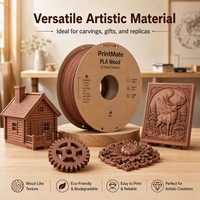 Filament d'imprimante 3D PLA WOOD Brand-Product - Diamètre 1,75 mm, double température 190°C/240°C, résistance à la traction 28 MPa, résistance à la flexion 62 MPa