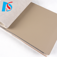 Revêtement en similicuir pour la décoration intérieure, tissu PU solide, marron, disponible en plusieurs couleurs
