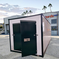 Conteneur de stockage modulaire en acier à assembler soi-même avec porte enroulable personnalisée – Fournisseur d'usine