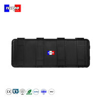 Boîte à outils et étui pour armes à feu, étanche IP67, résistante à la poussière, avec roulettes pivotantes, pour la pêche, vente en gros OEM/ODM