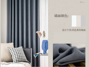 <span class=keywords><strong>Tende</strong></span> Parasole su Misura in Finto Lino <span class=keywords><strong>Blu</strong></span> per Soggiorno - Product Image 3