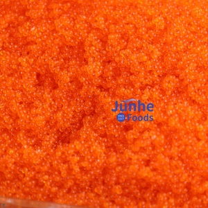 Ingrédients Michelin Star Premium Oeufs de poisson volant congelés (Tobiko) de couleur rouge intense Goût sucré pour enfants Emballage en boîte - Product Image 5