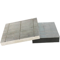 Usine en gros carré estampé profilé en aluminium 3PIN Interface d'alimentation empilé boucle fin Module dissipateur de chaleur pour boîtiers d'ordinateur